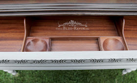 Gentleman's Dresser Converted to Baby Changer, Bliss-Ranch.com