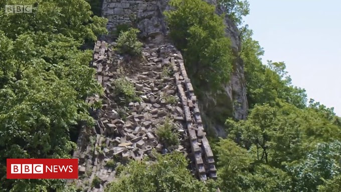Muralha da China é engolida pela natureza