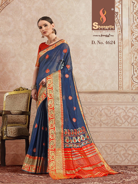 Shangrila Namrata Cotton Silk Saree