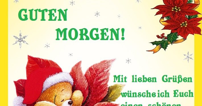 Guten Morgen 1 Weihnachtstag