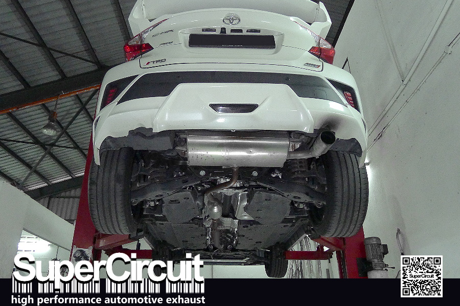 SUPERCIRCUIT Exhaust Pro Shop Toyota CHR Axleback Exhaust Custom