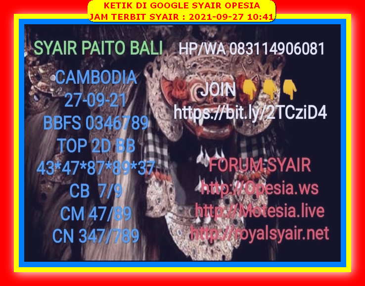 PREDIKSI SYDNEY COJEEL
