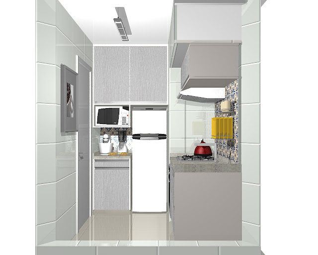 reforma da Mini cozinha por Edu Gomes. Blog Achados de Decoração