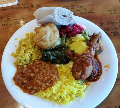 Taste of Ethiopia South Congress buffet