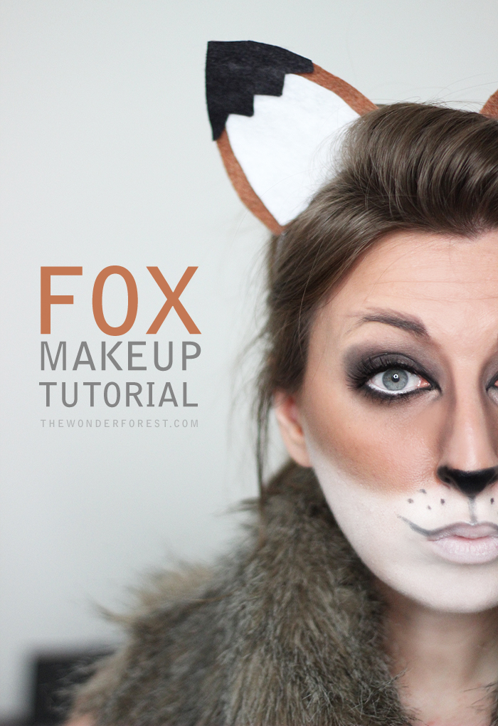 fox animal makeup tutorial 7 easy animal makeup tutorials for halloween that'll have you.
