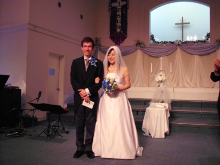 Tim と愛さんの結婚式