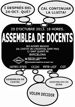 ASSEMBLEA DE DOCENTS 29-OCT