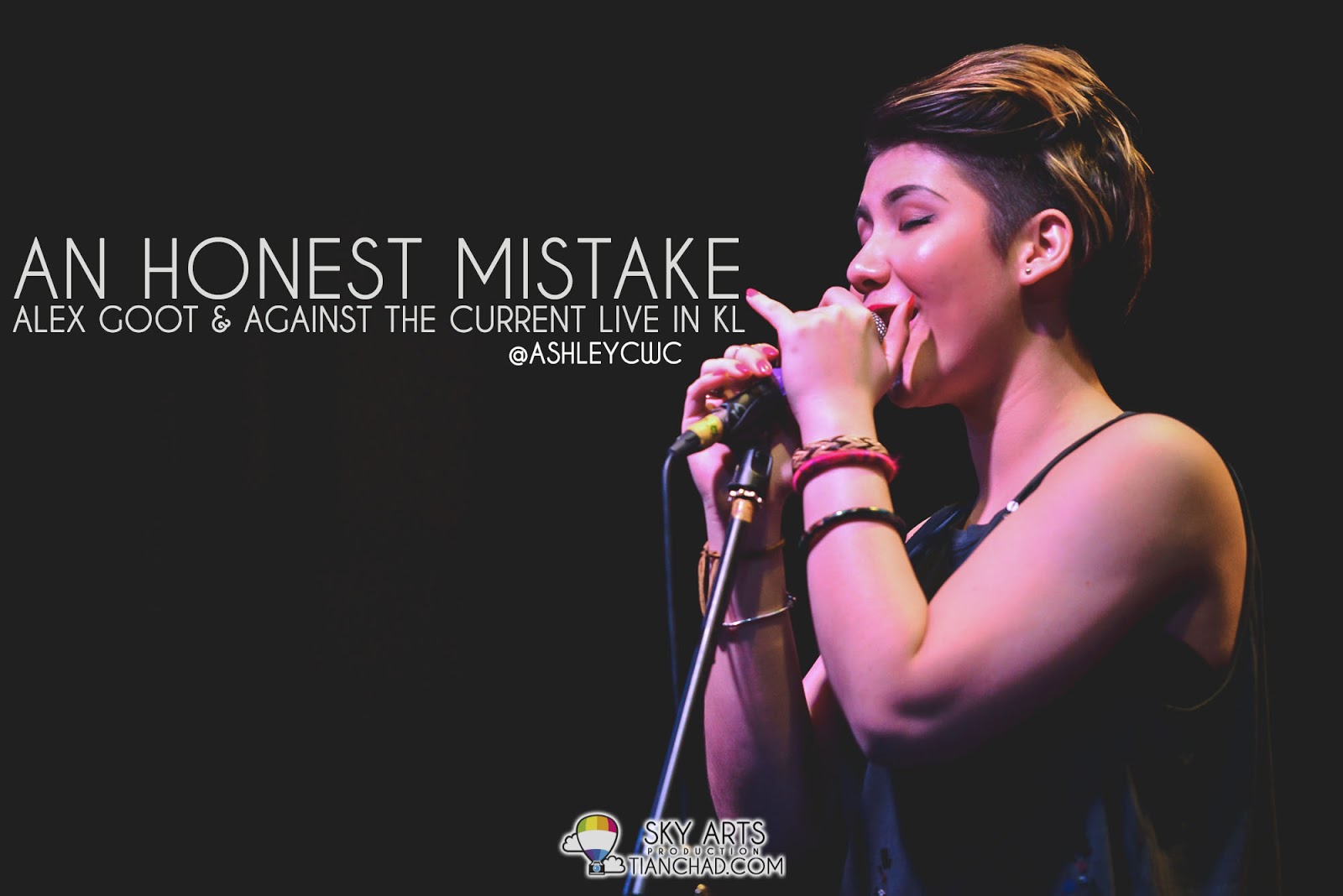 An Honest Mistake @ Alex Goot & Against The Current Live In Malaysia