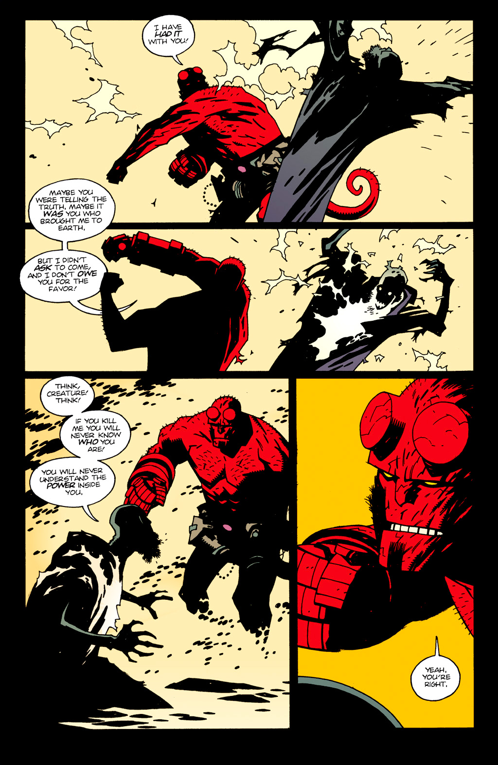 Read online Hellboy: Seed of Destruction comic -  Issue #4 - 19