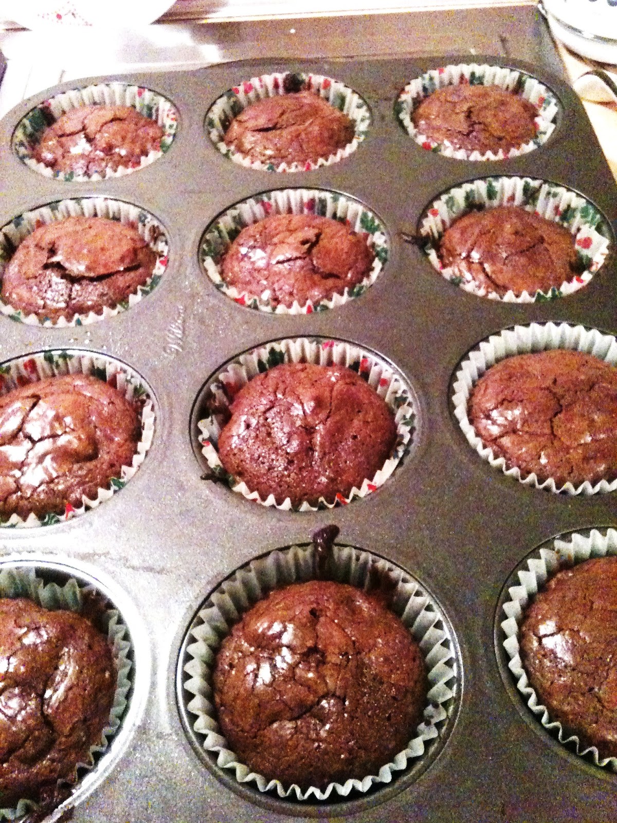 Gluten Free Version of Yammie's Noshery Brownie Cupcakes with Cookie