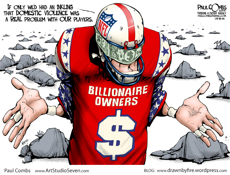 Presumptuous Politics Pro Football Political Cartoons