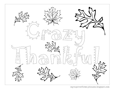 free fall coloring pages for Thanksgiving