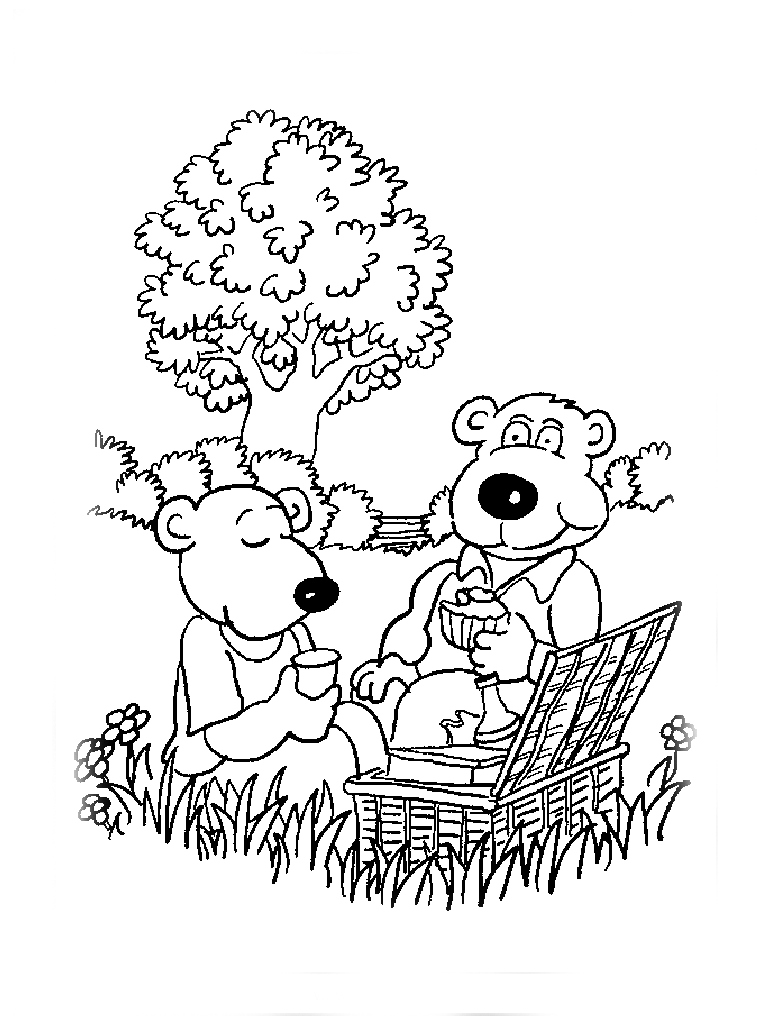 Best Friend Bear Coloring Page Coloring Pages