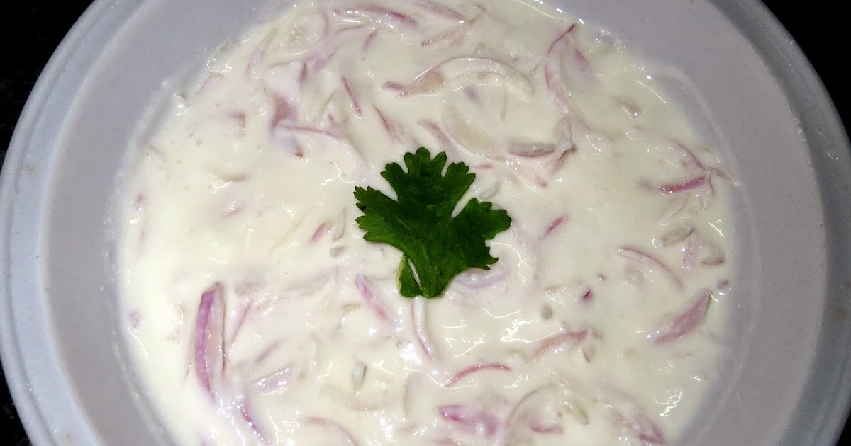 Onion Raita Recipe / Onion Pachadi Recipe ~ Full Scoops - A food blog ...