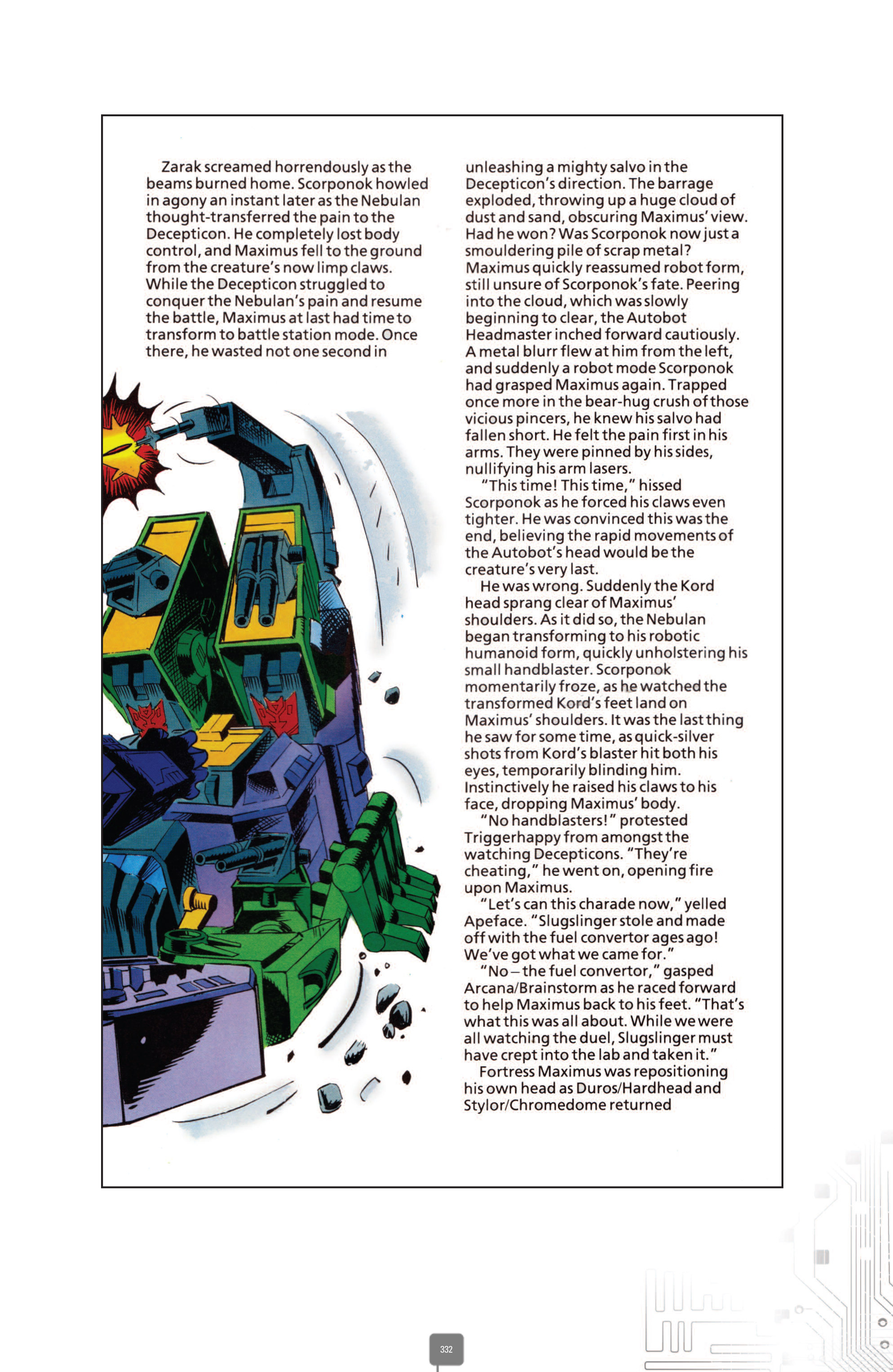 Read online The Transformers Classics UK comic -  Issue # TPB 4 - 332