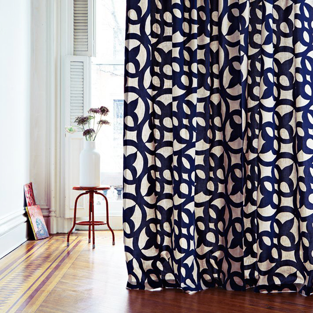 printed drapes