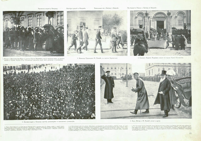 The funeral of Baron v. Hartwig at Belgrade - WW1 Information