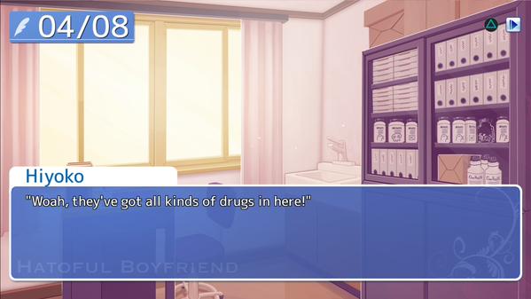 Visual novel on PlayStation 4