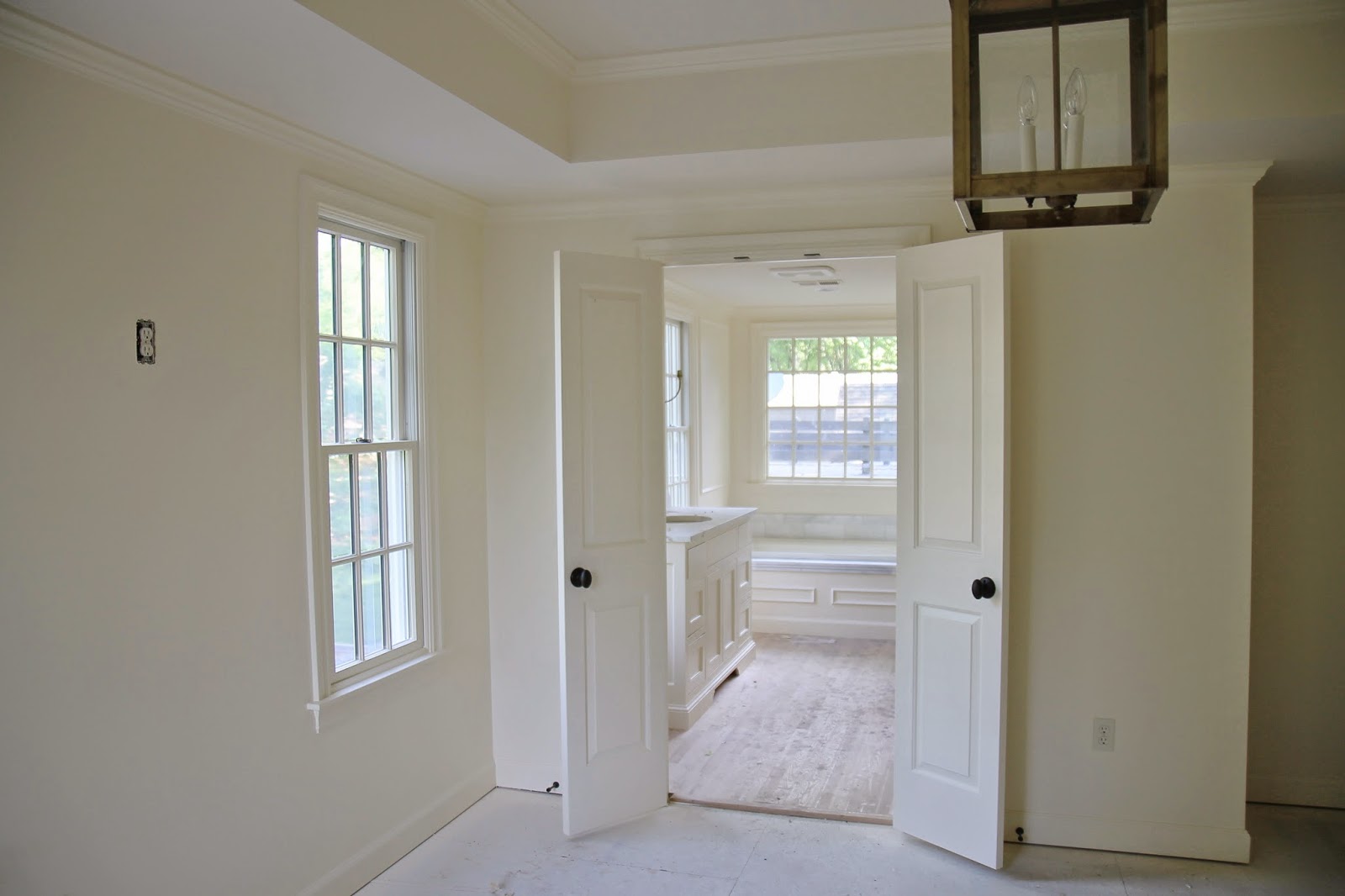 Jenny Steffens Hobick Interior Paint Ben Moore Navajo White