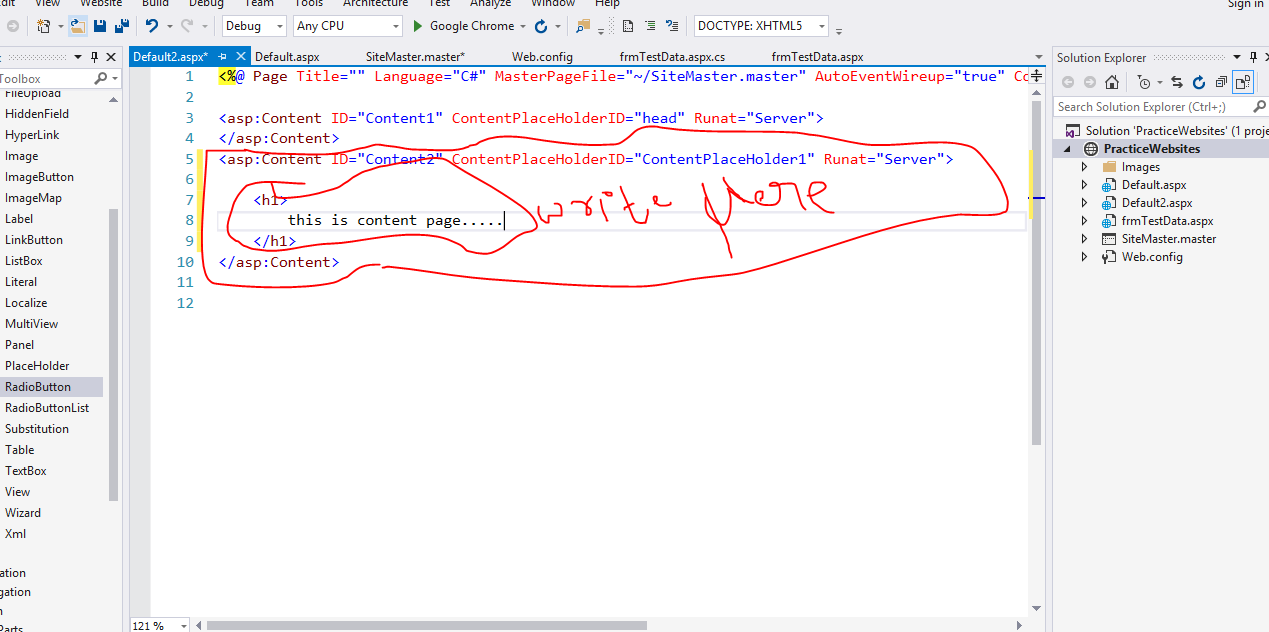 Programming Expert How to add Content Page with Master Page in