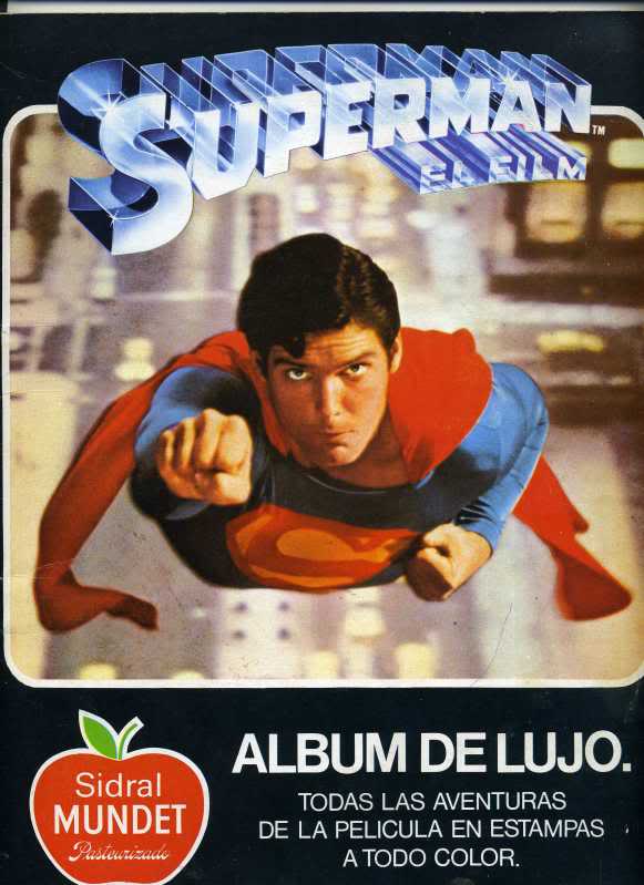 Álbum Superman The Movie (1978) Albuns de Figurinhas