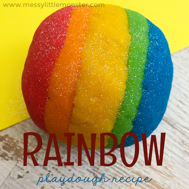 Colorful Homemade Playdough Recipe