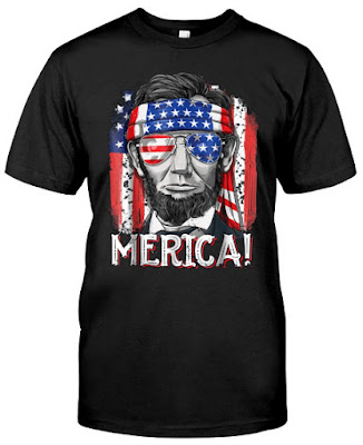 4th of July Shirts Merica Abe Lincoln T Shirt