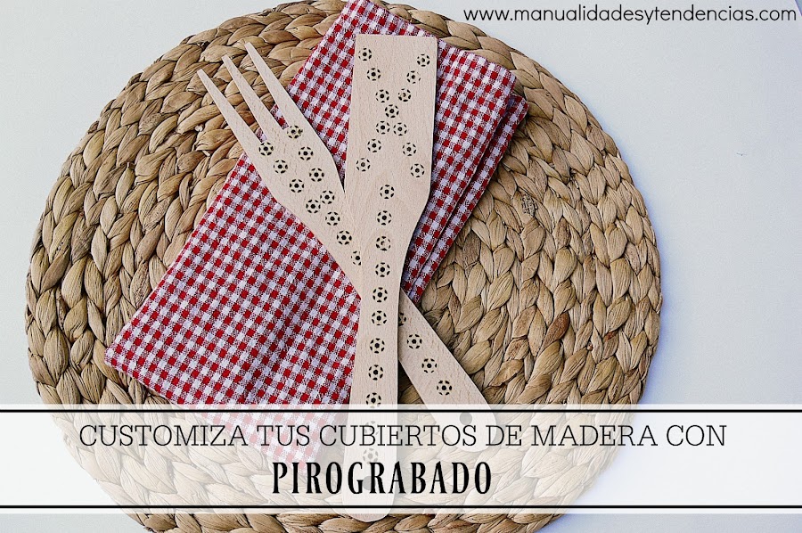 Cómo customizar cucharas de madera con pirograbado