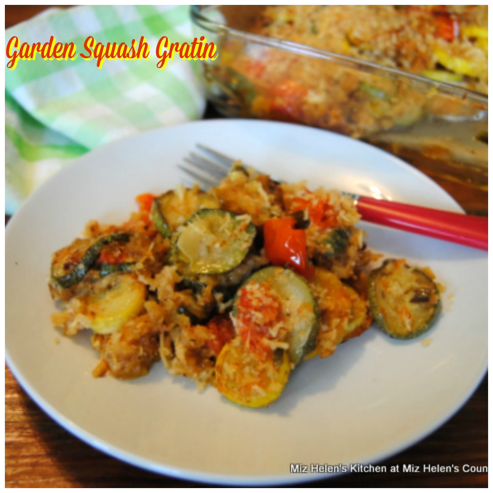Garden Squash Gratin