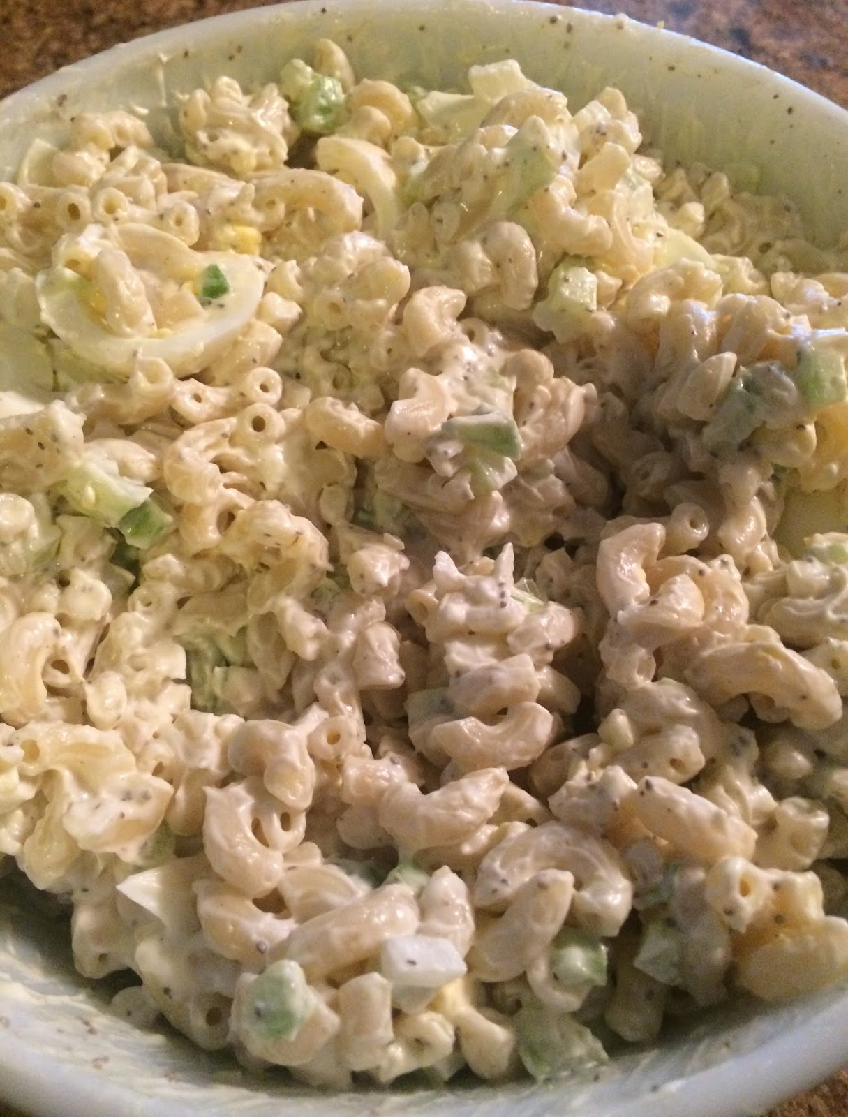 A Nod to Mama: Mom's Macaroni Salad