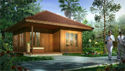 Desain Rumah Kayu Minimalis Sederhana Nusantara Kampung