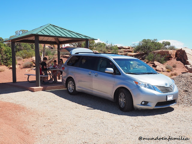 Picnic en Dead Horse Point State Park (Utah)