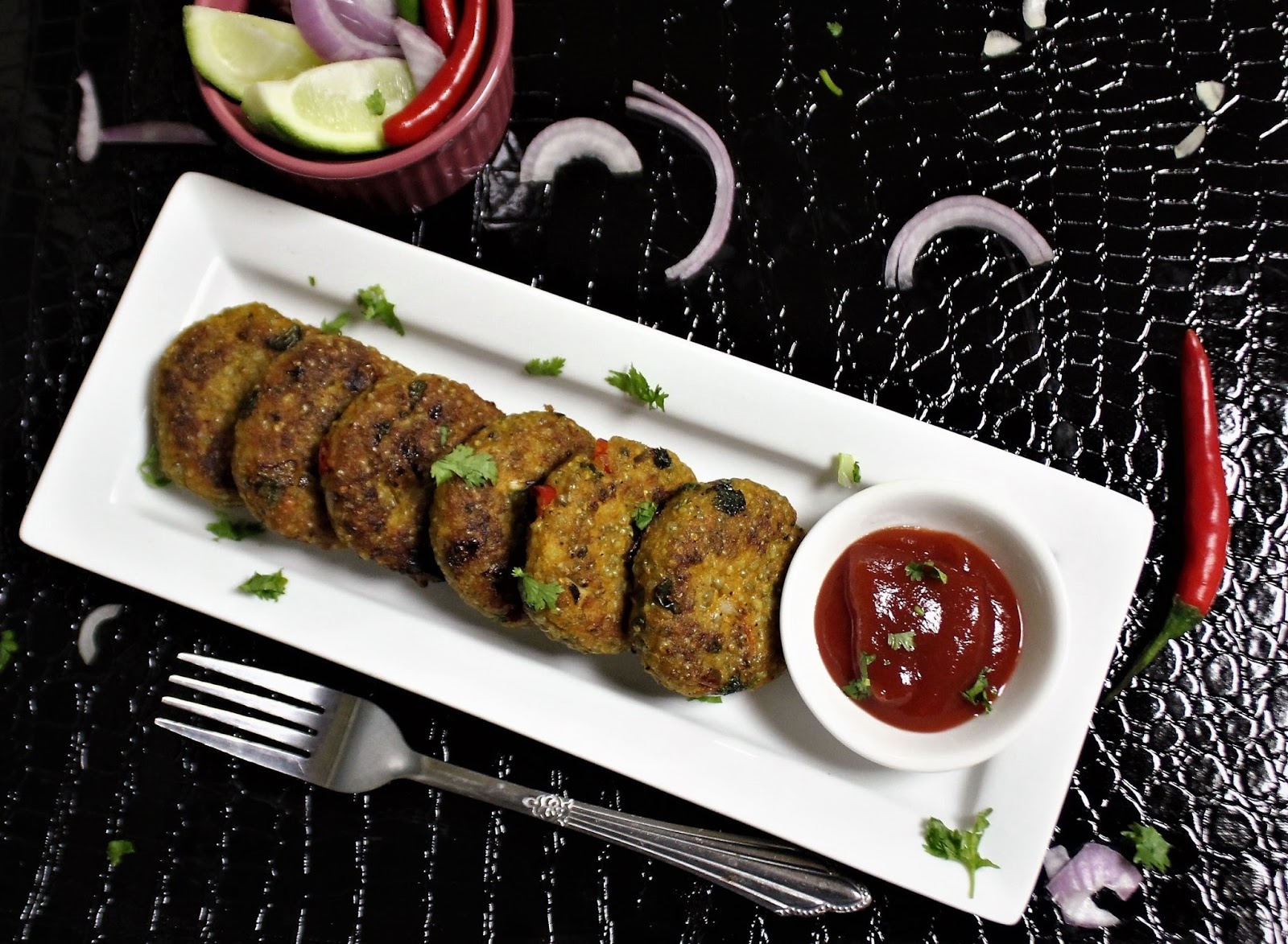 Bethica's Kitchen Flavours Bajra (Pearl Millet) Tikki / Cutlet / Patty