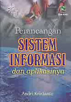   Judul Buku : PERANCANGAN SISTEM INFORMASI dan Aplikasinya Disertai CD