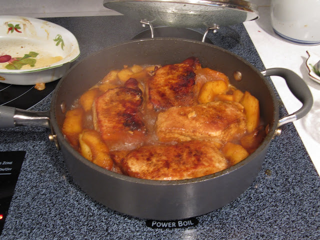 A Year in Pictures: Sauteed Pork Chops with Apples