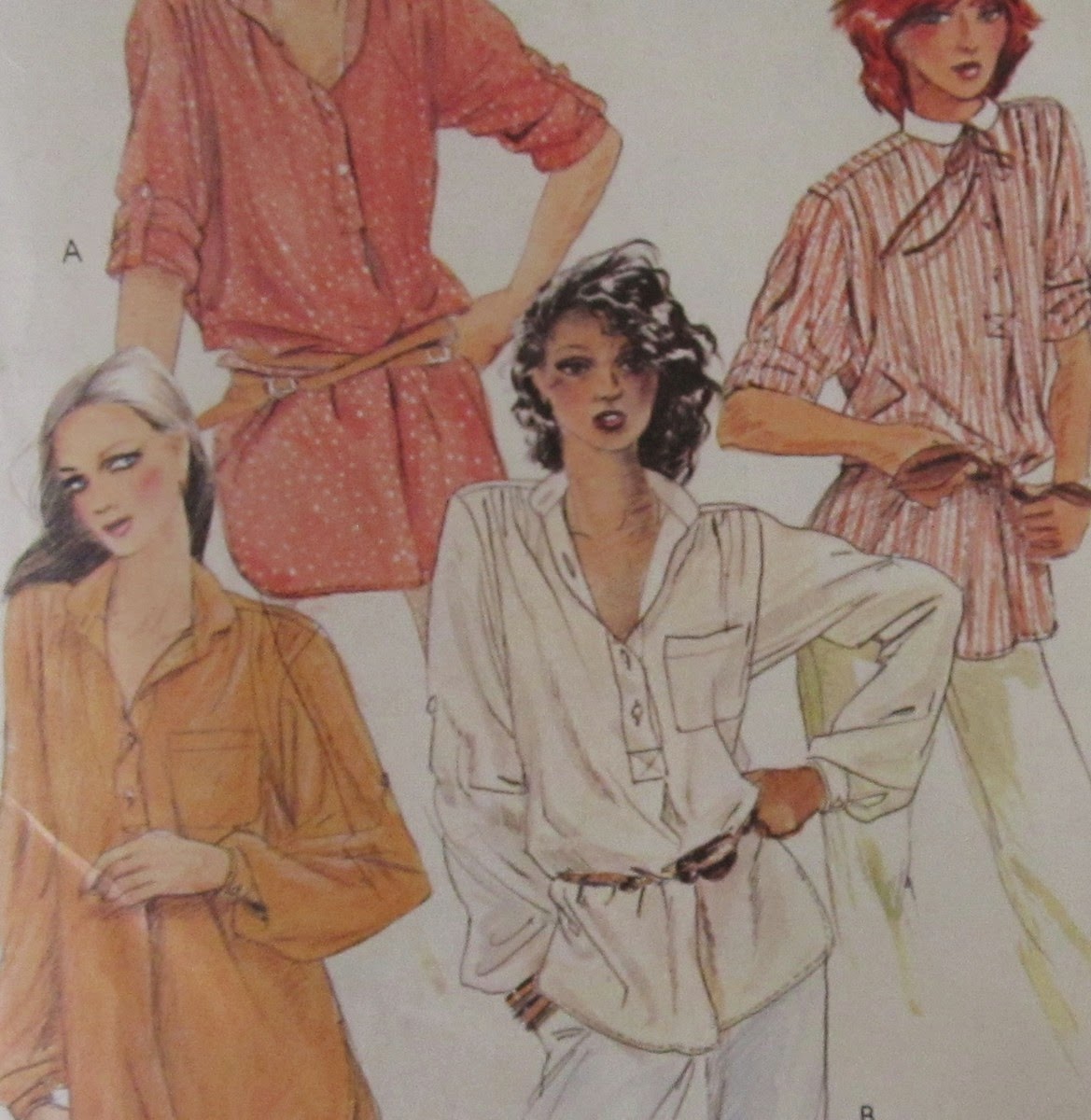 SimplySewing: Vintage Pattern Misses Blouse Pattern Uncut McCalls 6385 ...