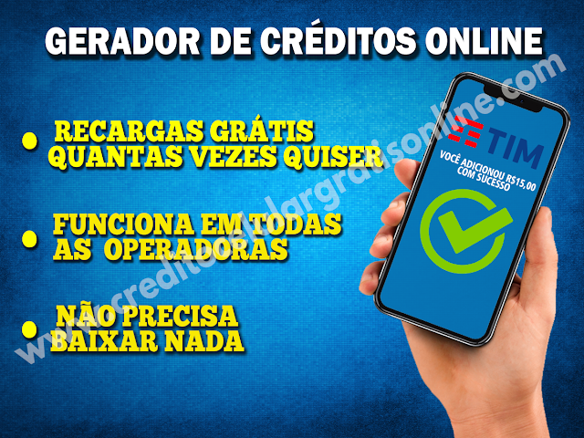 download gerador de creditos para celular gratis Recarga grátis.