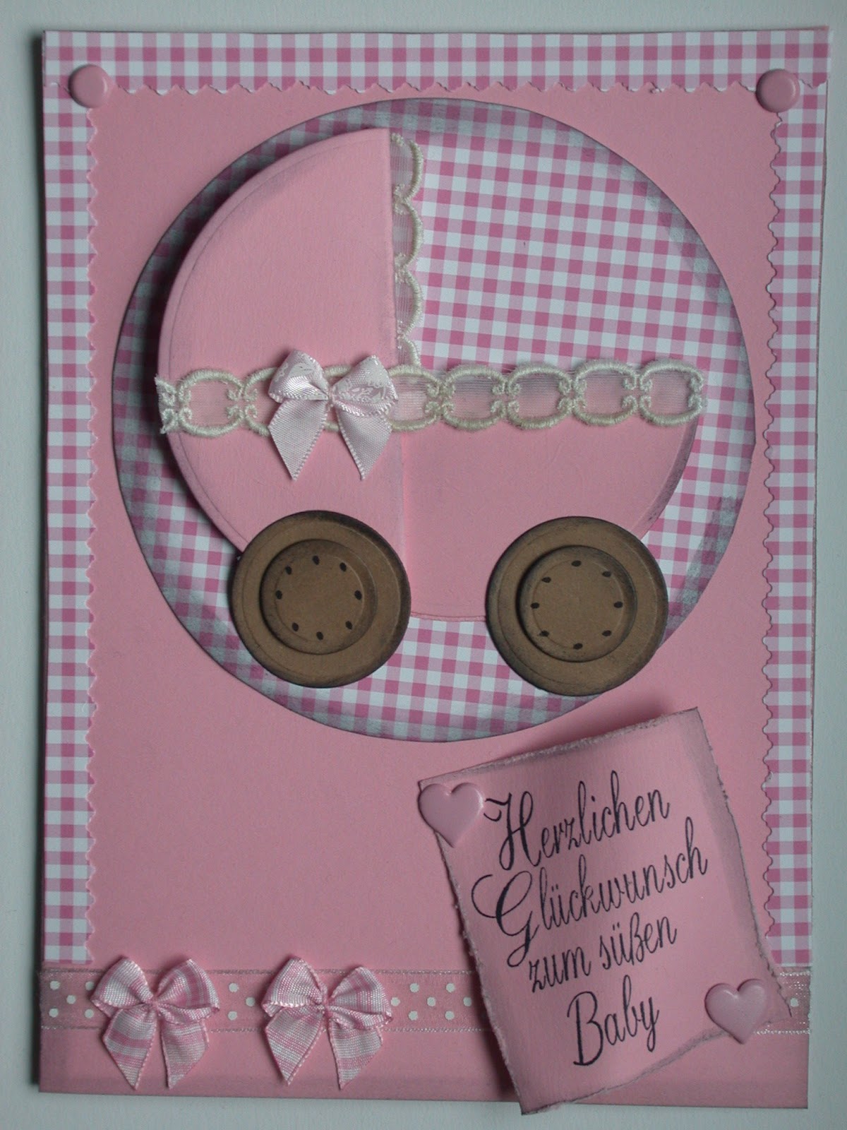 Yvonne`s Creative-Craft: Baby Karte 2