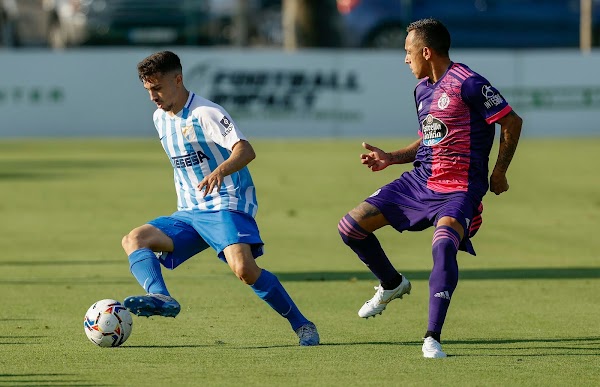 Málaga - Valladolid, primeras fotos del partido