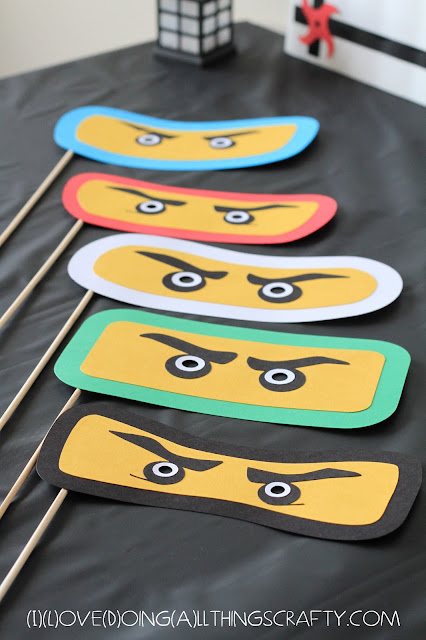 I Love Doing All Things Crafty: Ninjago Themed Photo Props - Free ...