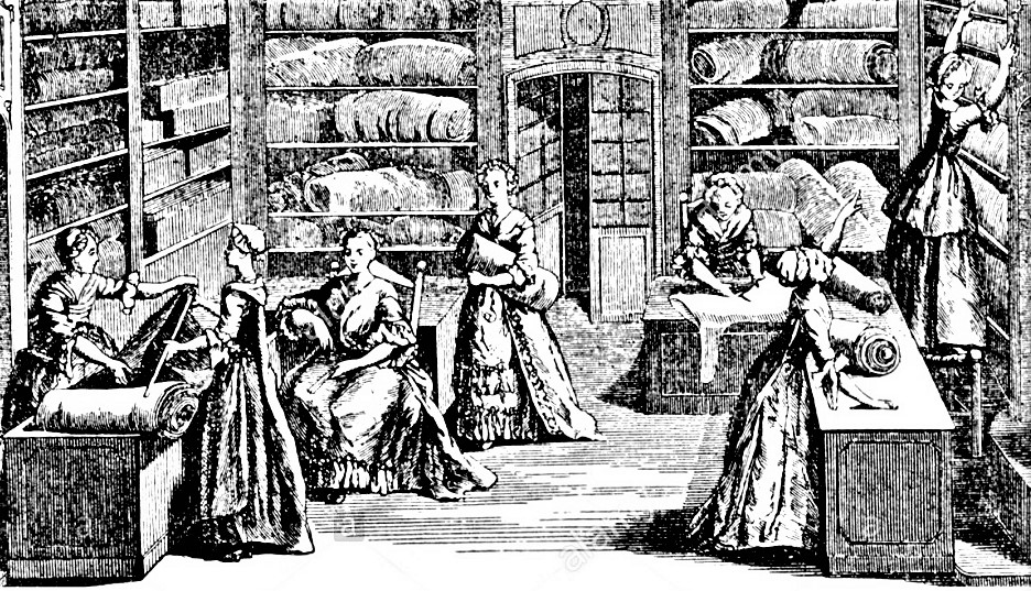 Women in 18C Colonial America & the New Nation In Business Millinery