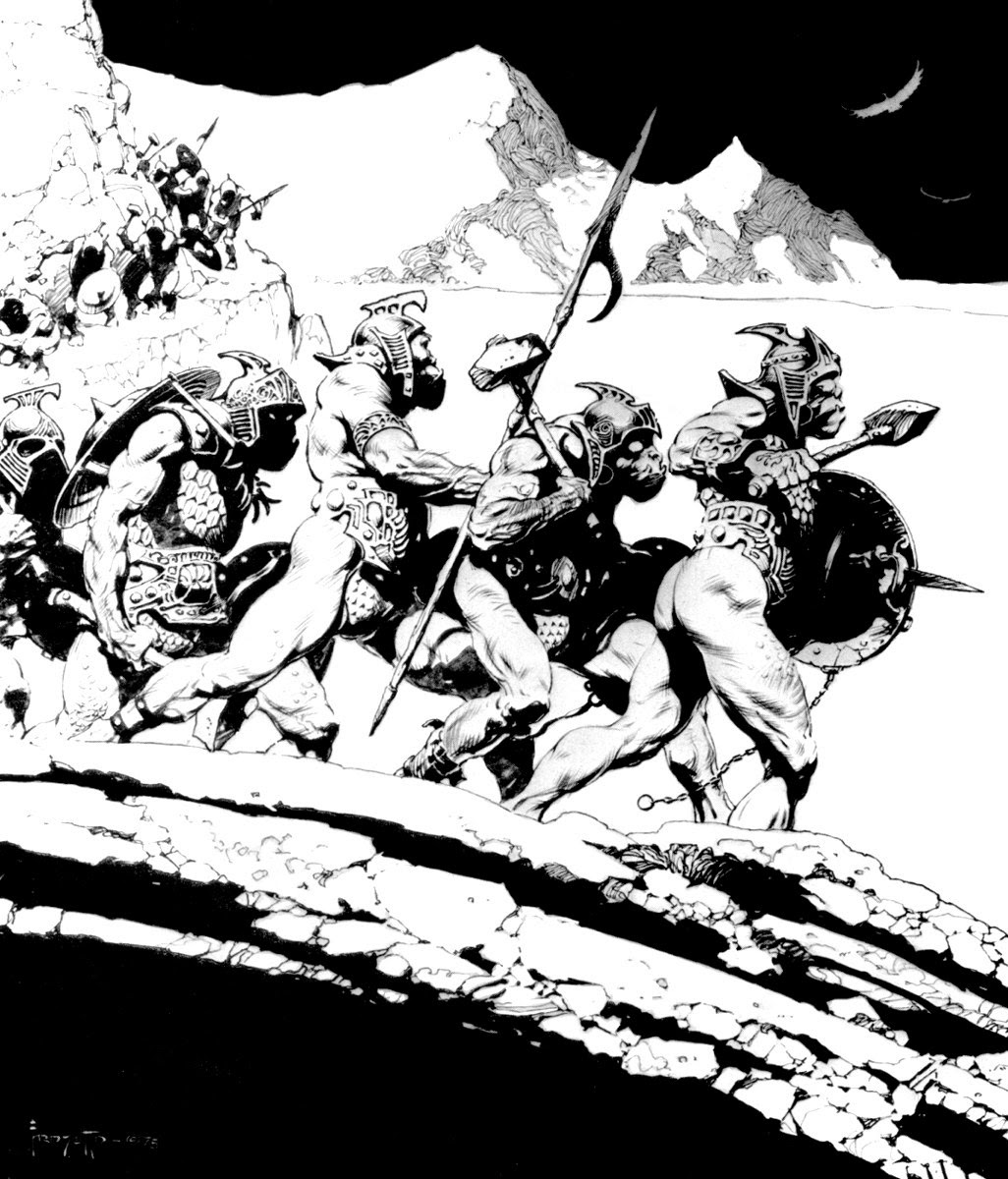 Cap'n's Comics Orcs by Frank Frazetta