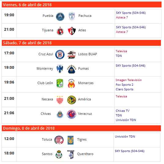 Cartelera de partidos de la jornada 14 del futbol mexicano Apuntes de Futbol Cartelera de partidos de la jornada 14 del futbol mexicano Apuntes de Futbol
