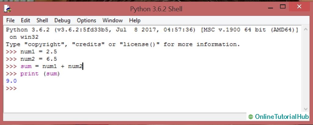 Python # 7 - Python Examples - OnlineTutorialHub