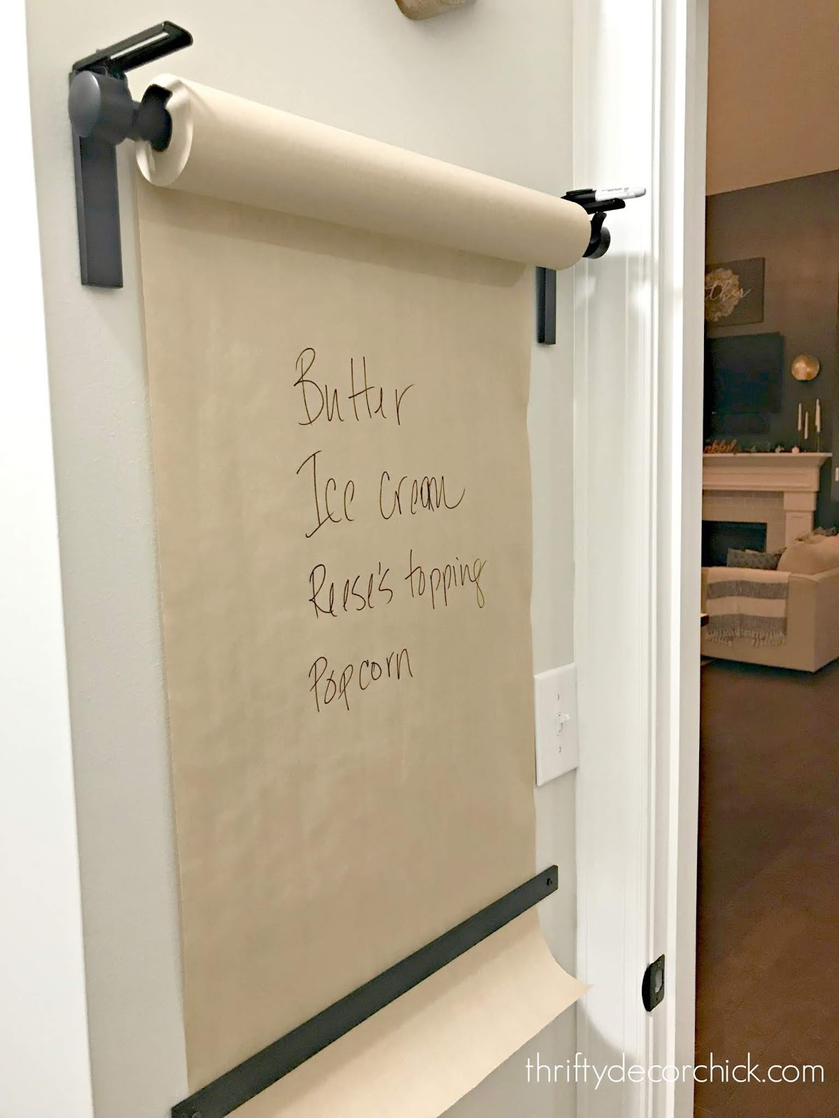 EASY DIY Wall Mounted Butcher Paper Roll Holder
