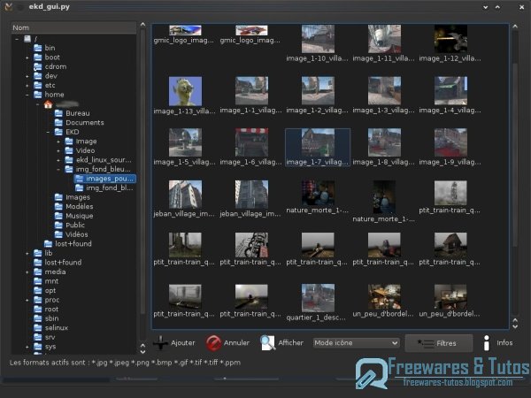 EKD (EnKoDeur-Mixeur) : un logiciel libre de post-production pour les vidéos et les images