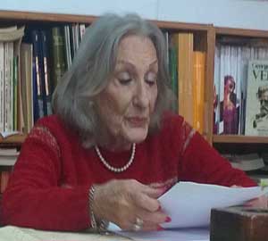 Prof. Nora de Fasani, historiadora del partido de General San Martín.