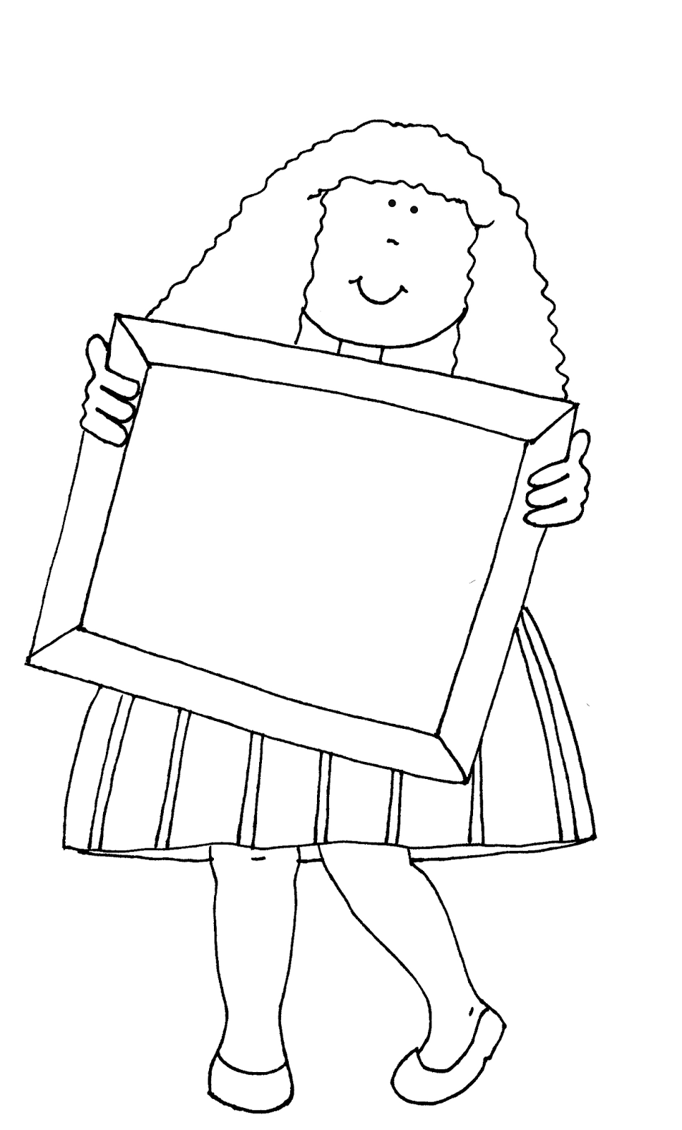 Free Dearie Dolls Digi Stamps: Chalkboard