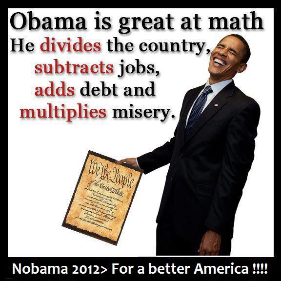 NOBAMA 2012: Obama is great at math