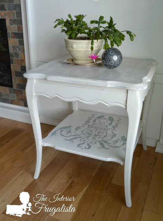 Birds of Paradise French Provincial Table Makeover After